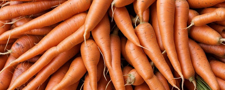 Carottes fraîches du mois de mai, avec leur couleur vive et leur saveur sucrée et croquante, idéales pour une variété de plats savoureux et nutritifs, ajoutant une touche de couleur et de nutriments à vos repas printaniers