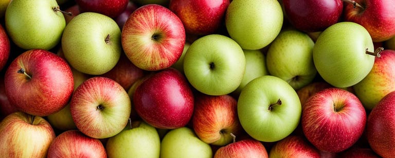 Pommes multicolores du mois de mai, avec leur palette vibrante de couleurs et leurs saveurs variées, offrant une délicieuse expérience gustative pour tous les amateurs de fruits.