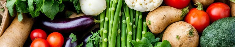 Légumes frais du mois de mai, offrant une diversité de couleurs et de saveurs pour une alimentation variée et équilibrée.