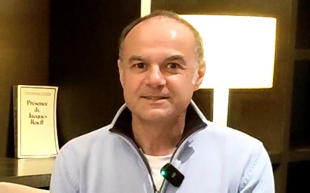 Gros plan de Philippe Thauvoye, 